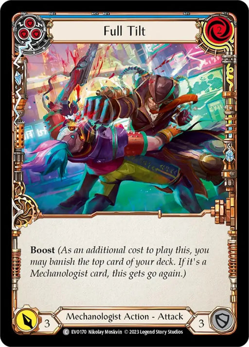 Full Tilt (Blue) [Bright Lights] Rainbow Foil - Flesh And Blood Single