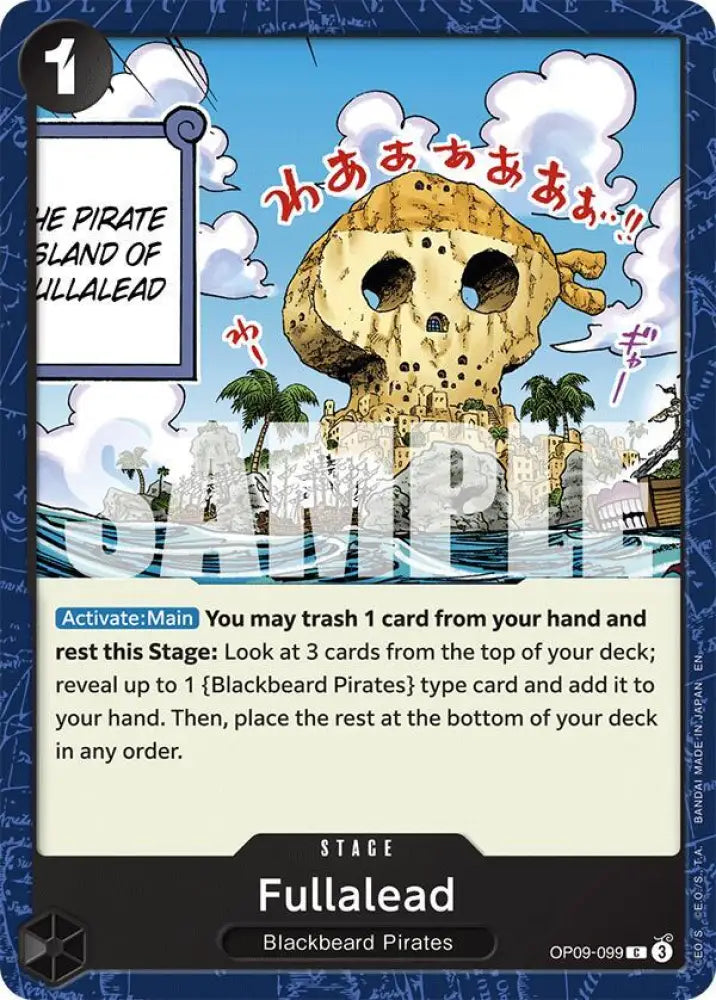 Fullalead (Reprint) (OP09-099) [Starter Deck 27: BLACK Marshall.D.Teach]