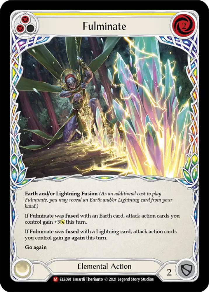 Fulminate [Tales of Aria 1st Edition] 1st Edition Rainbow Foil - Flesh And Blood Single