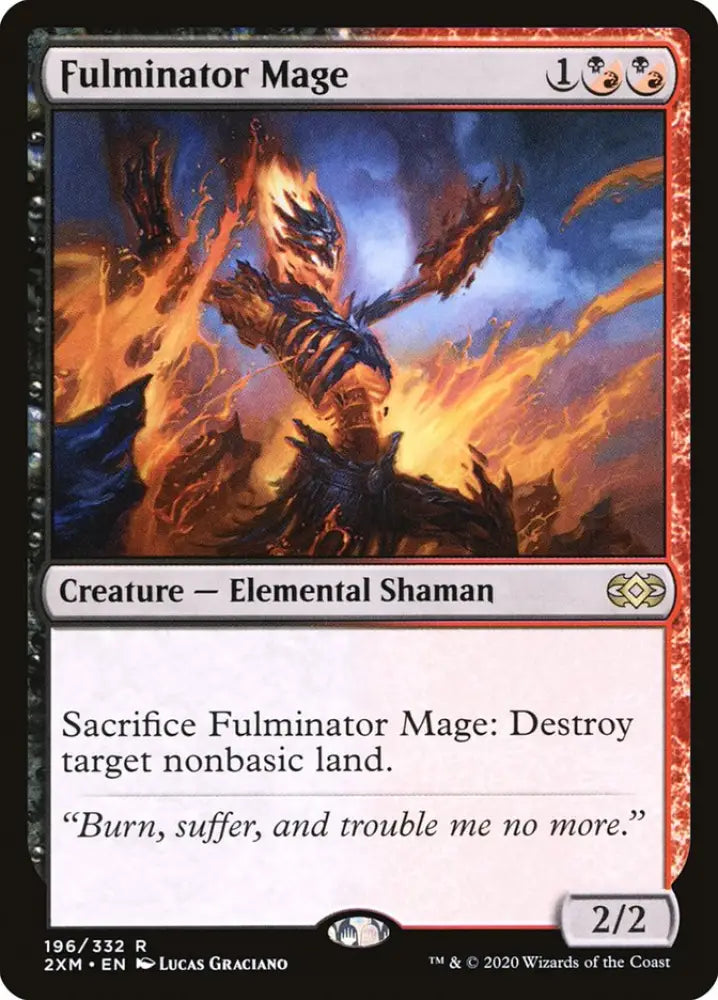 Fulminator Mage [Double Masters] - MTG Single