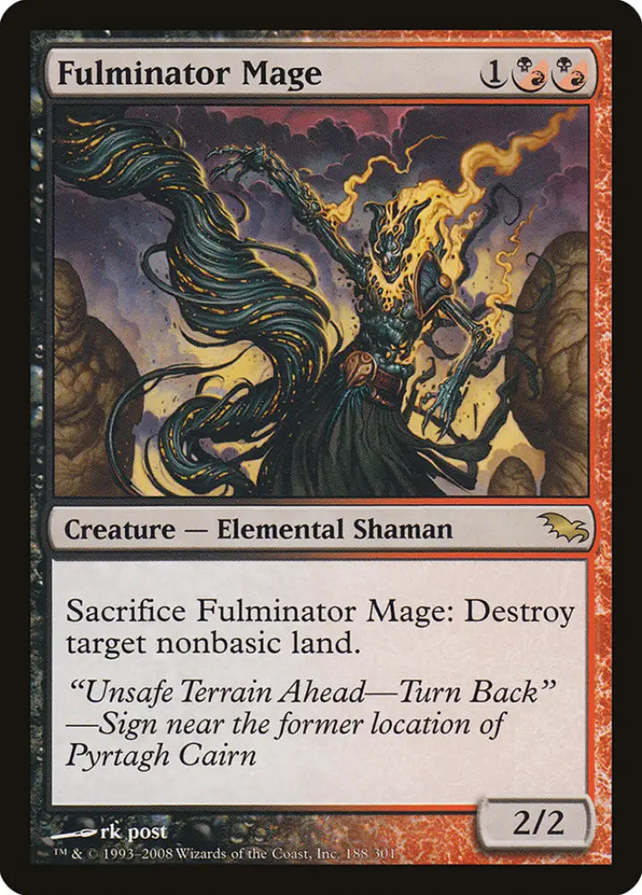 Fulminator Mage [Shadowmoor] - MTG Single