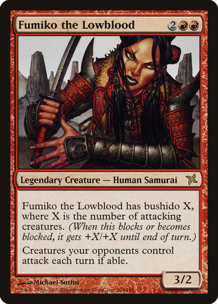 Fumiko the Lowblood [Betrayers of Kamigawa] - MTG Single