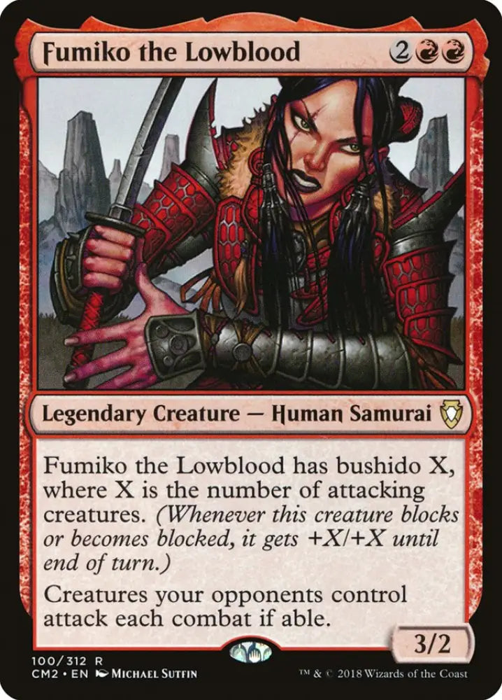 Fumiko the Lowblood [Commander Anthology Volume II] - MTG Single