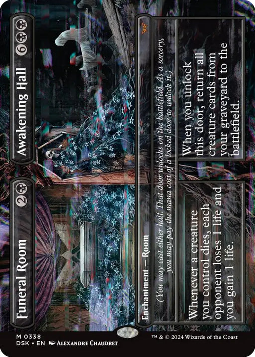 Funeral Room // Awakening Hall (Borderless) [Duskmourn: House of Horror] - MTG Single