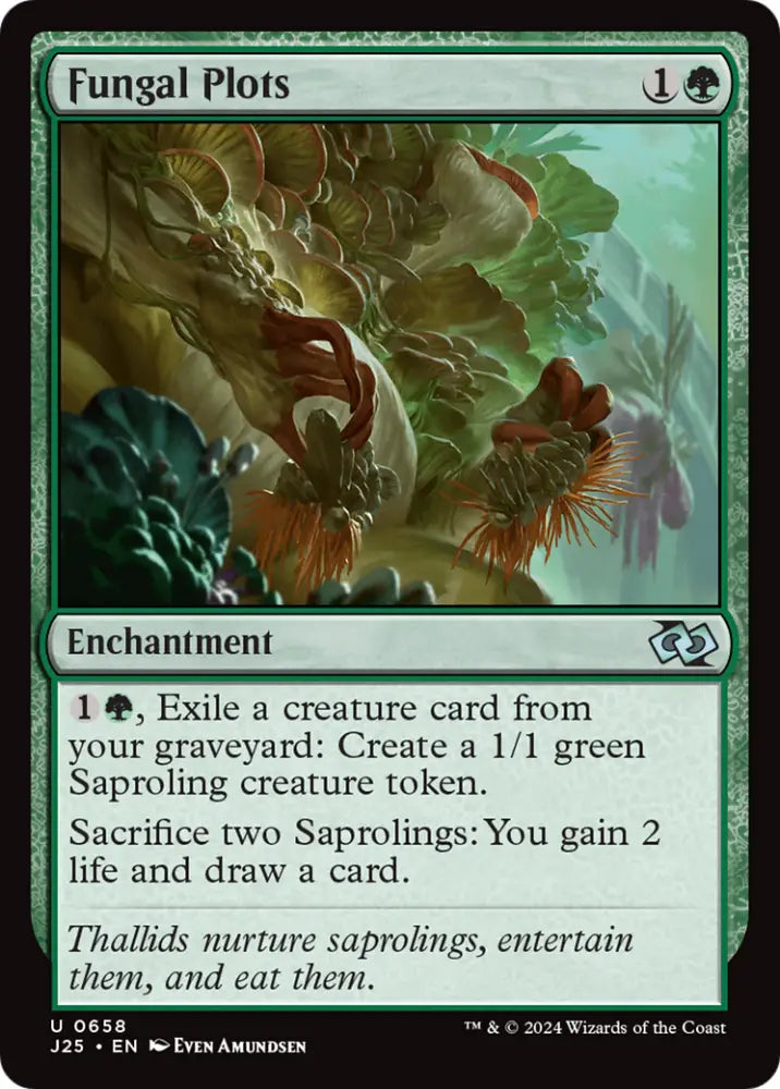 Fungal Plots [Foundations Jumpstart] - MTG Single
