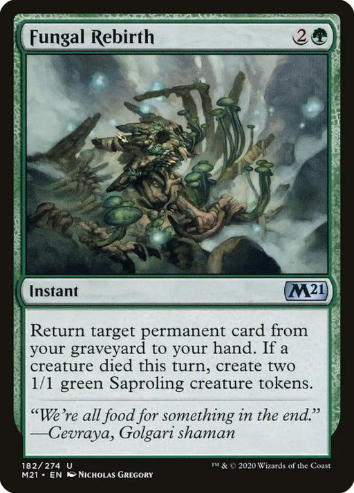 Fungal Rebirth [Core Set 2021] - MTG Single