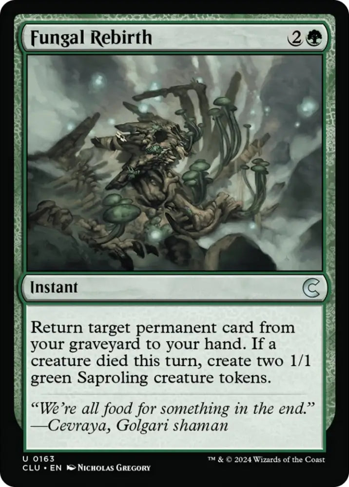 Fungal Rebirth [Ravnica: Clue Edition] - MTG Single
