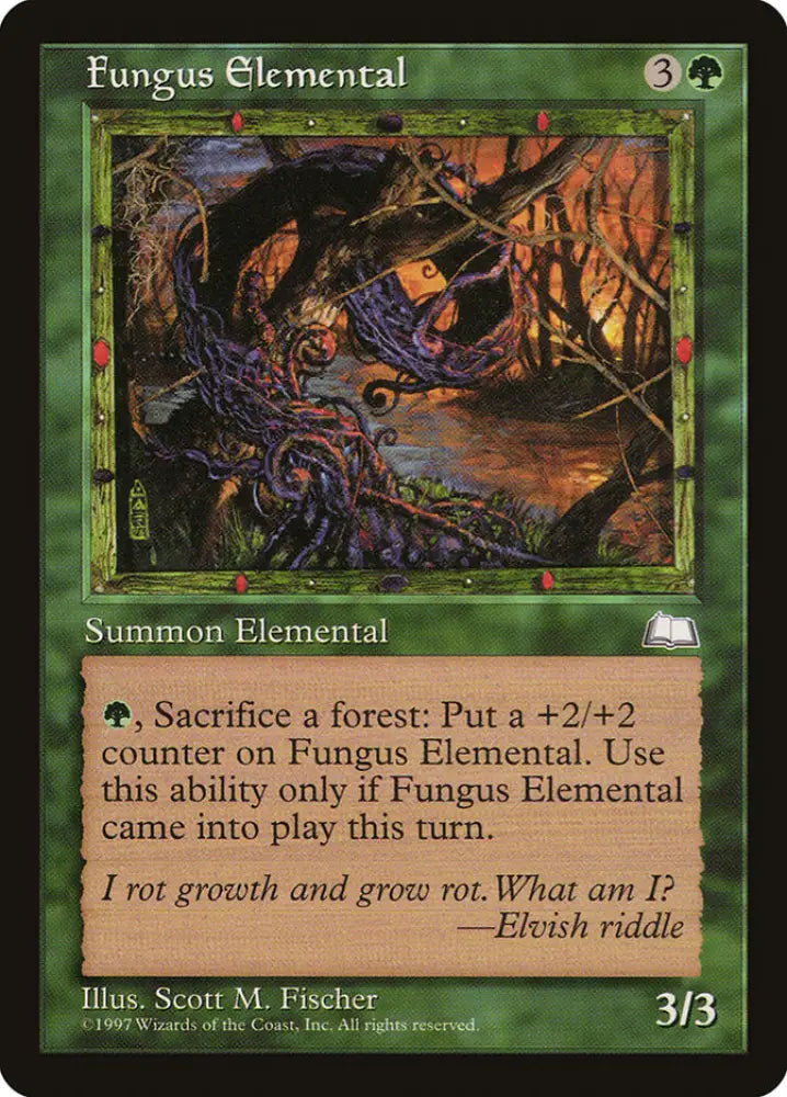 Fungus Elemental [Weatherlight] - MTG Single