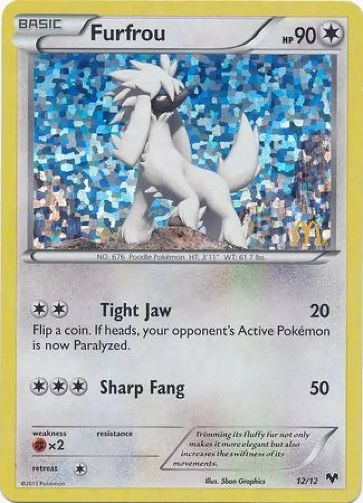 Furfrou (12/12) [McDonald’s Promos: 2014 Collection] - Pokemon Single