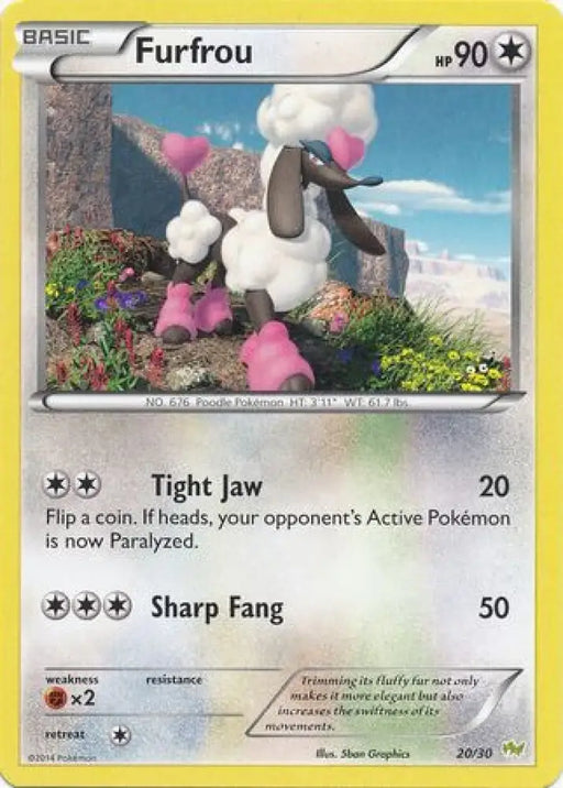 Furfrou (20/30) [XY: Trainer Kit - Noivern] - Pokemon Single
