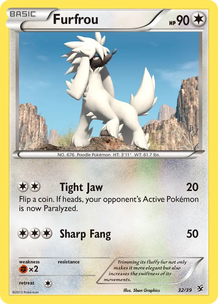 Furfrou (32/39) [XY: Kalos Starter Set] - Pokemon Single