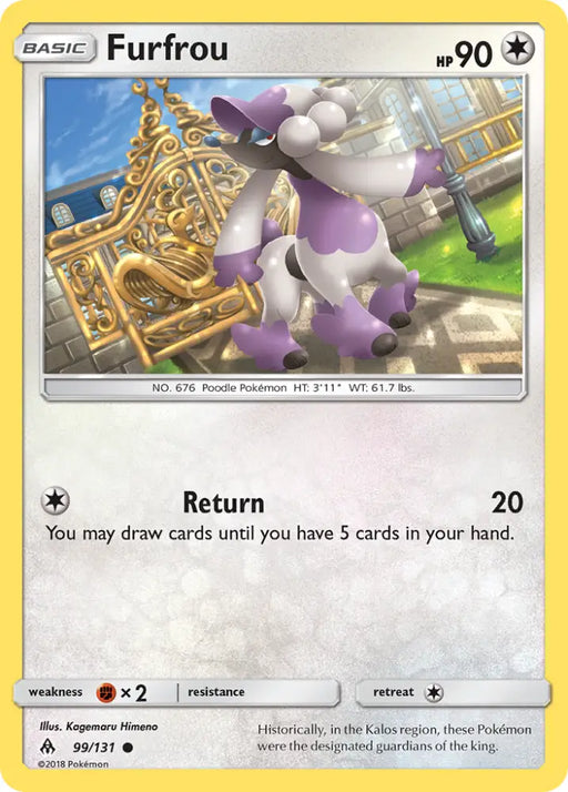 Furfrou (99/131) [Sun & Moon: Forbidden Light] - Pokemon Single