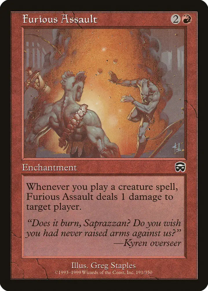 Furious Assault [Mercadian Masques] - MTG Single