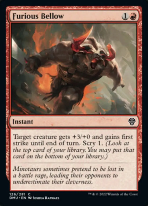 Furious Bellow [Dominaria United] - MTG Single