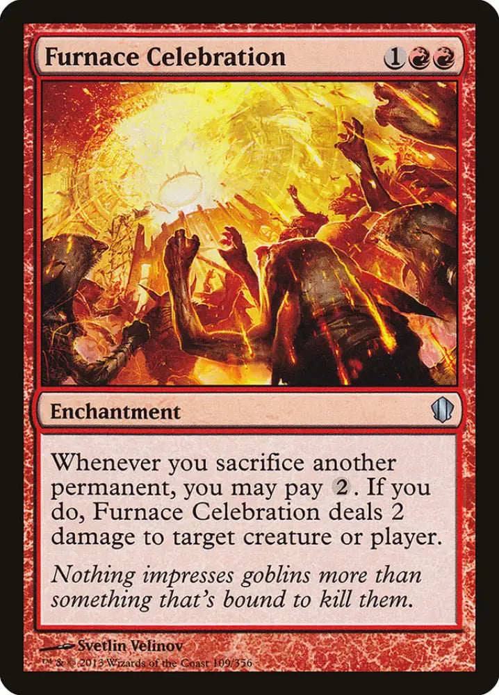 Furnace Celebration [Commander 2013] - MTG Single