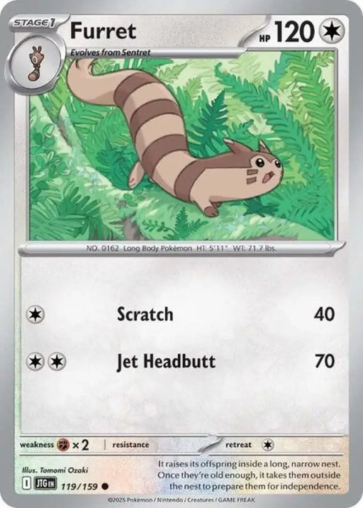 Furret - 119/159 [SV09 Journey Together]