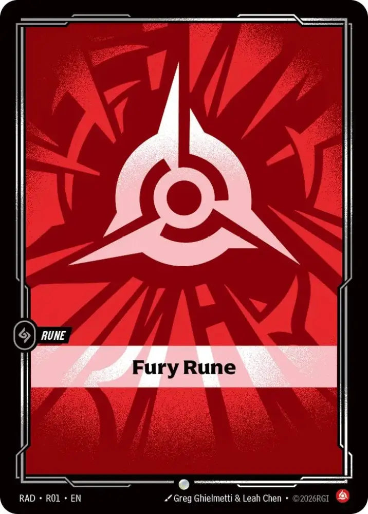 Fury Rune (R01) [Radiance]