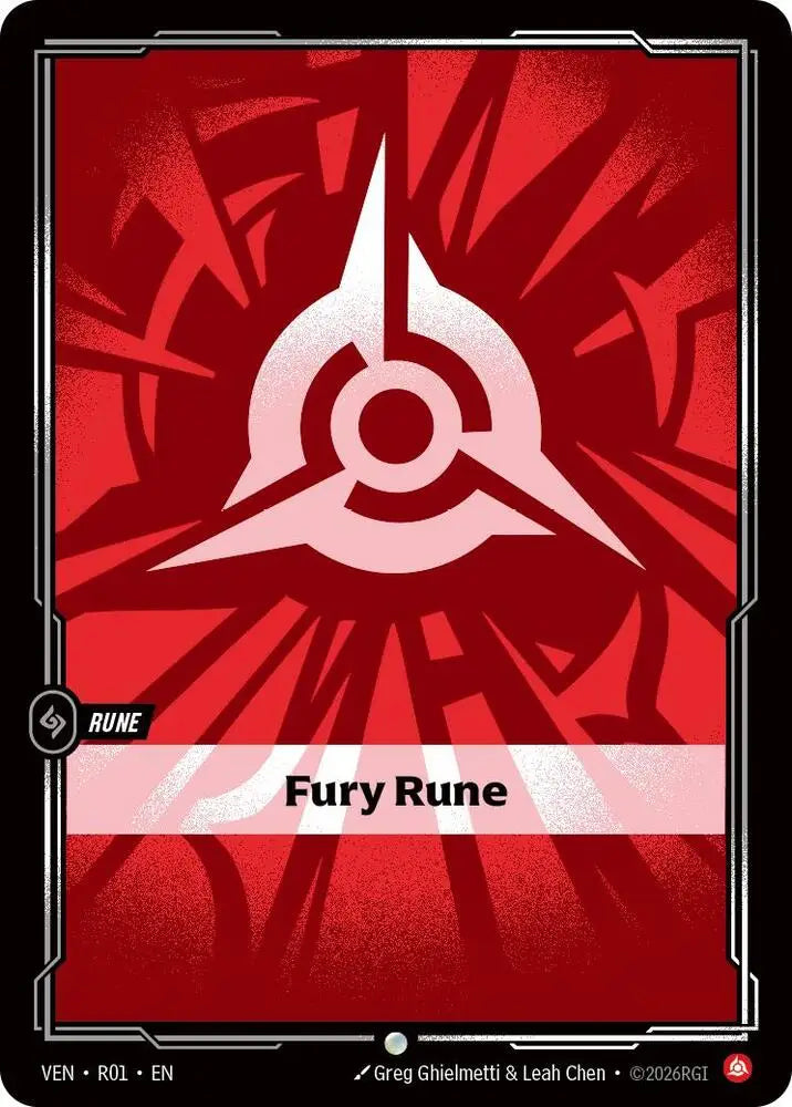 Fury Rune (R01) [Vendetta]