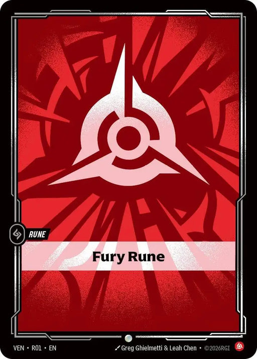 Fury Rune (R01) [Vendetta]