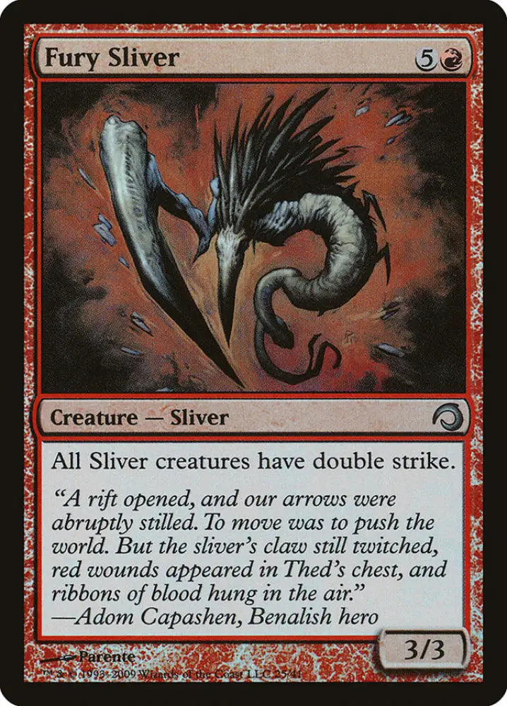 Fury Sliver [Premium Deck Series: Slivers] - MTG Single