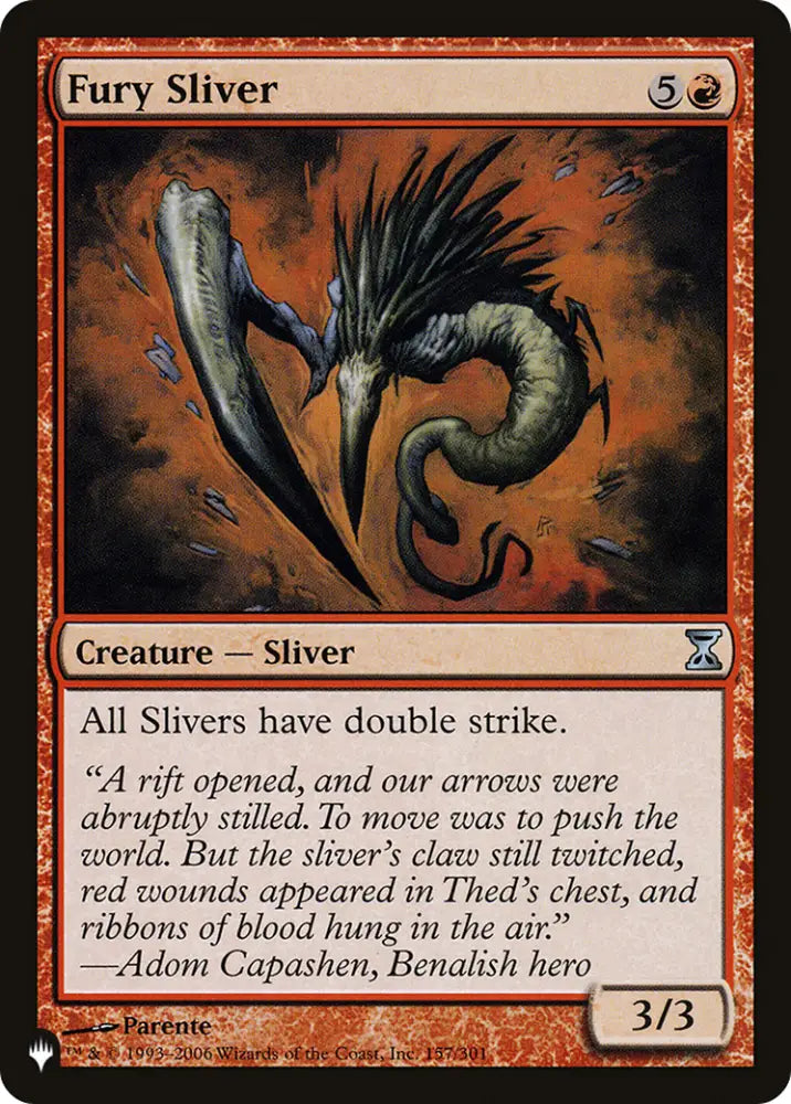 Fury Sliver [The List] - MTG Single