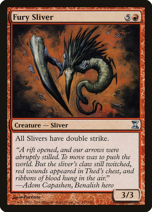 Fury Sliver [Time Spiral] - MTG Single