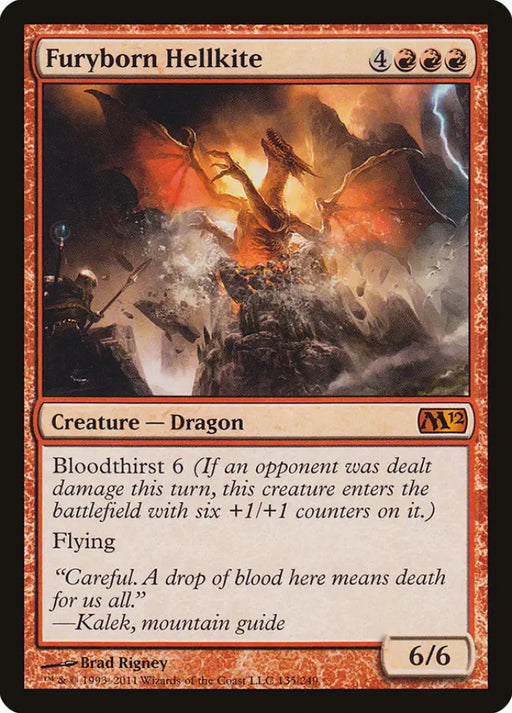 Furyborn Hellkite [Magic 2012] - MTG Single