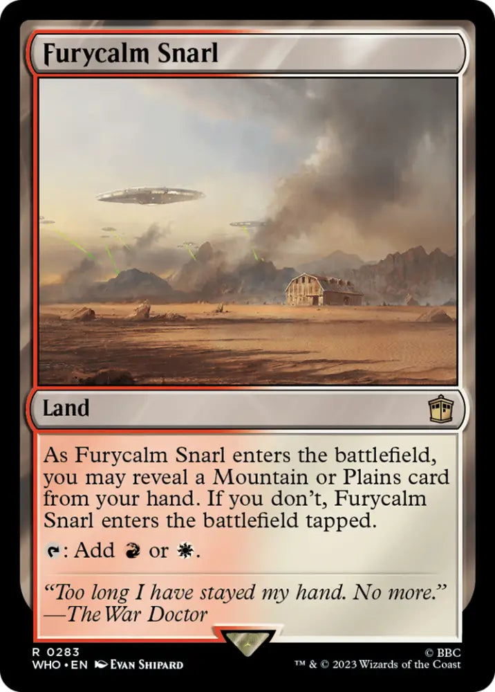 Furycalm Snarl [Doctor Who] - MTG Single
