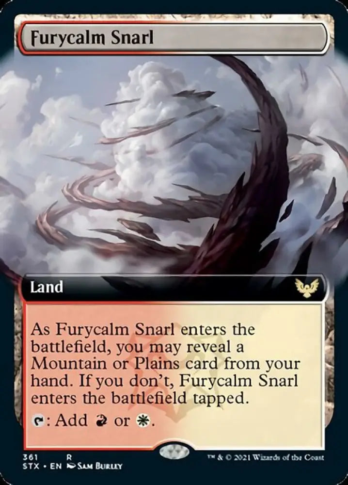 Furycalm Snarl (Extended Art) [Strixhaven: School of Mages] - MTG Single