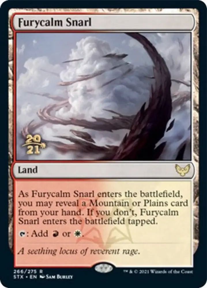 Furycalm Snarl [Strixhaven: School of Mages Prerelease Promos] - MTG Single