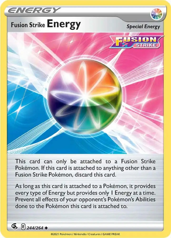 Fusion Strike Energy (244/264) [Sword & Shield: Fusion Strike] - Pokemon Single