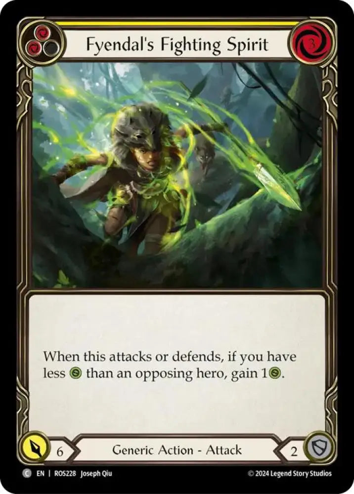 Fyendal’s Fighting Spirit (Yellow) [Rosetta] - Flesh And Blood Single