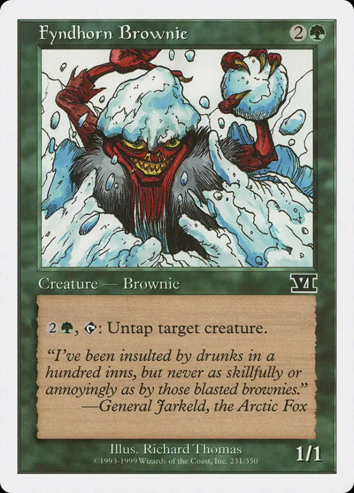 Fyndhorn Brownie [Classic Sixth Edition] - MTG Single