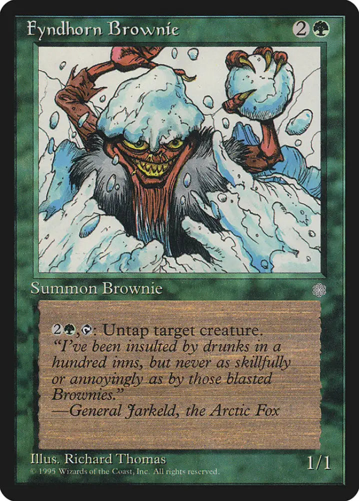 Fyndhorn Brownie [Ice Age] - MTG Single