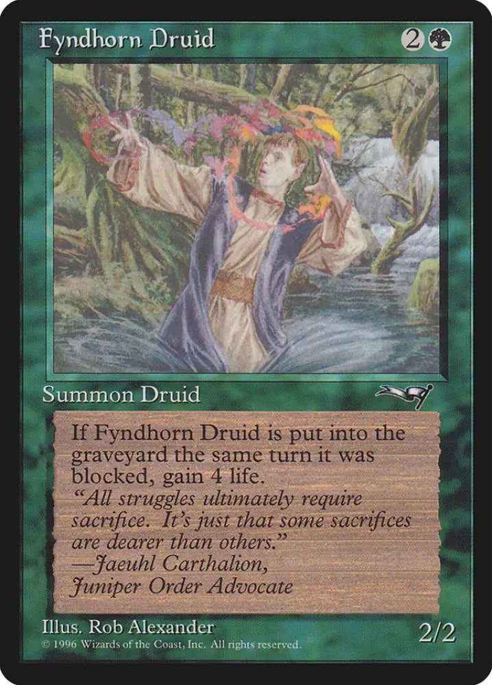 Fyndhorn Druid (Flame Circle) [Alliances] - MTG Single