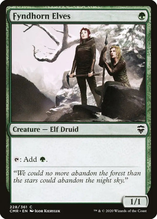 Fyndhorn Elves [Commander Legends] - MTG Single