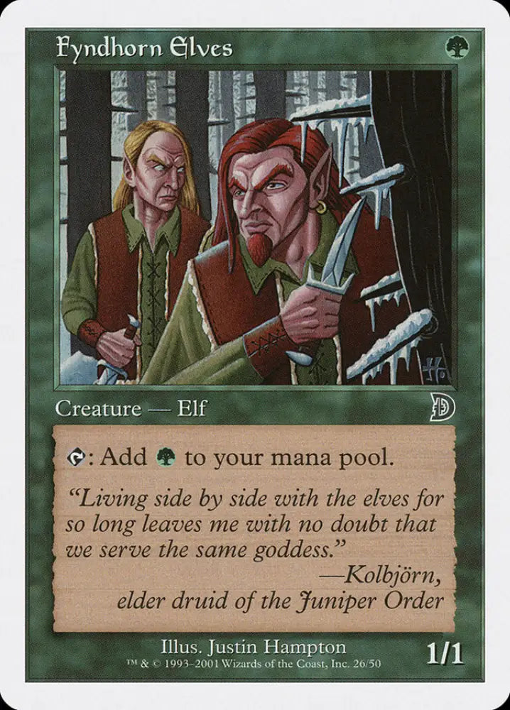 Fyndhorn Elves [Deckmasters] - MTG Single