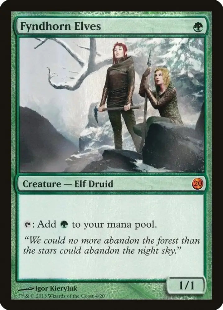 Fyndhorn Elves [From the Vault: Twenty] - MTG Single