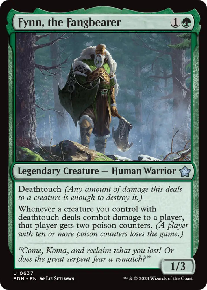 Fynn the Fangbearer [Foundations] - MTG Single