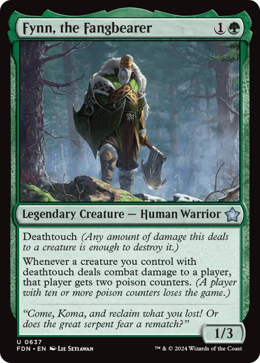 Fynn the Fangbearer [Foundations] - MTG Single