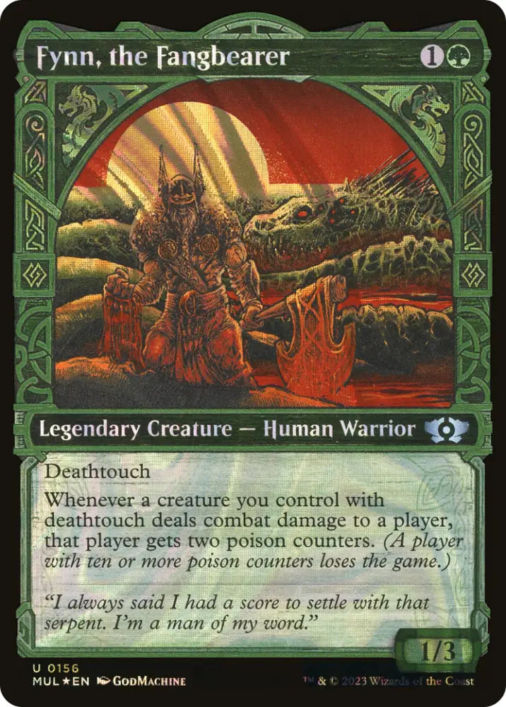 Fynn the Fangbearer (Halo Foil) [Multiverse Legends] - MTG Single