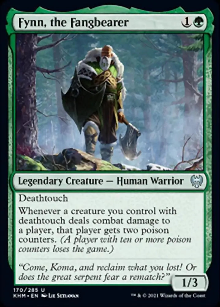 Fynn the Fangbearer [Kaldheim] - MTG Single