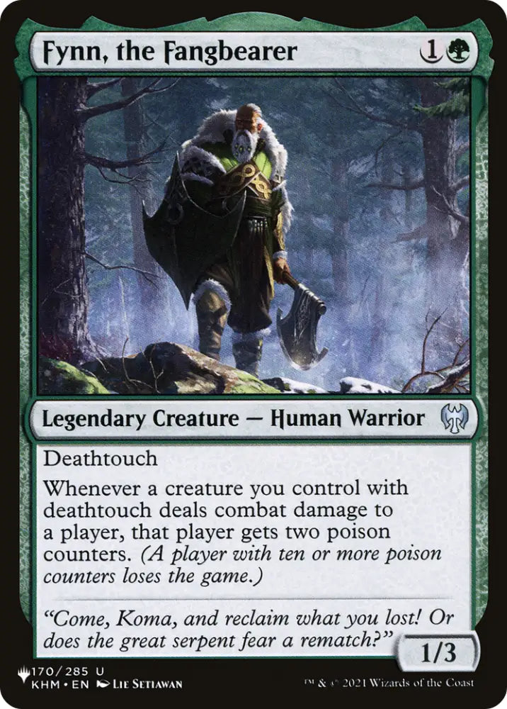Fynn the Fangbearer [The List] - MTG Single