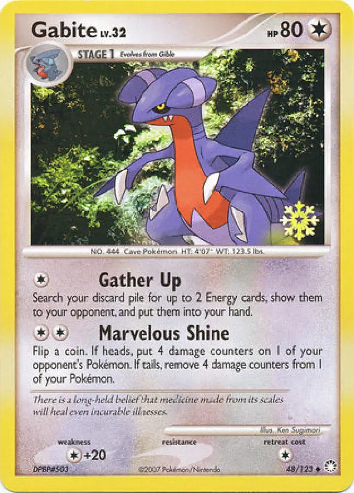 Gabite (48/123) [Countdown Calendar Promos] - Pokemon Single