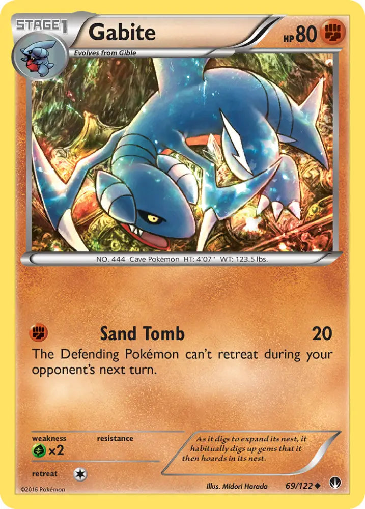Gabite (69/122) [XY: BREAKpoint] - Pokemon Single