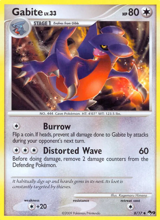 Gabite (8/17) [POP Series 9] - Pokemon Single