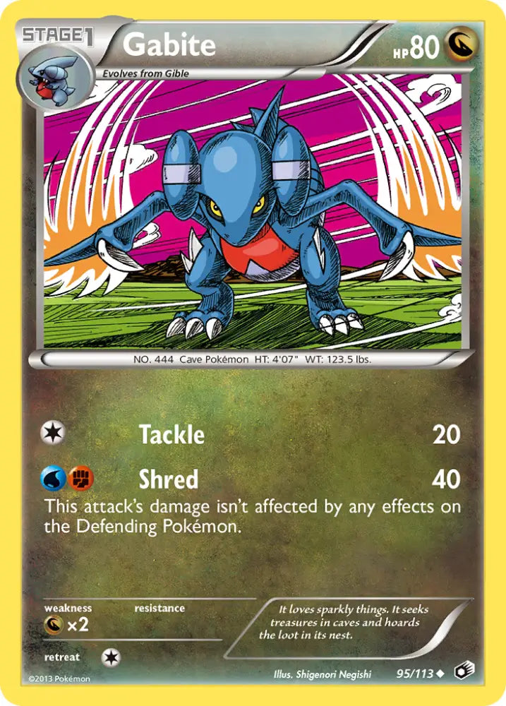 Gabite (95/113) [Black & White: Legendary Treasures] - Pokemon Single
