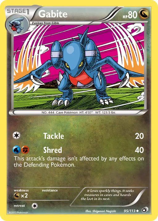 Gabite (95/113) [Black & White: Legendary Treasures] - Pokemon Single