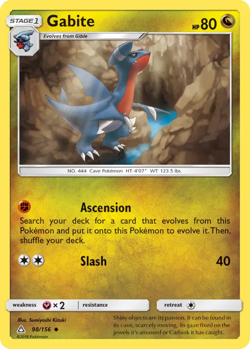 Gabite (98/156) [Sun & Moon: Ultra Prism] - Pokemon Single