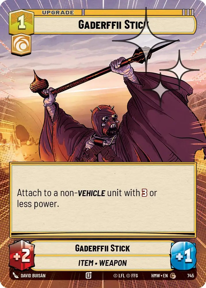 Gaderffii Stick (Hyperspace Foil) (745) [Homeworlds]